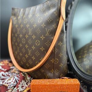 Louis Vuitton Brown Monogram Looping GM